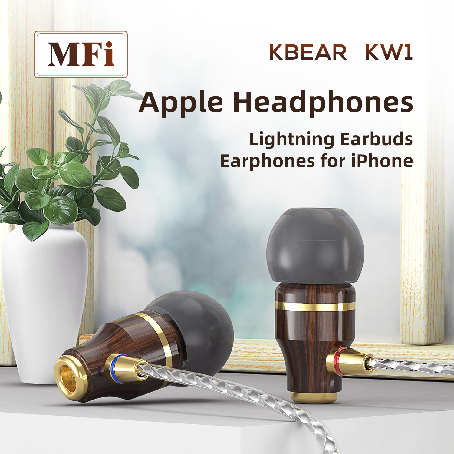 KBEAR KW1 Wooden Single DD In- - огляд і ціна Desk Hifi Setup