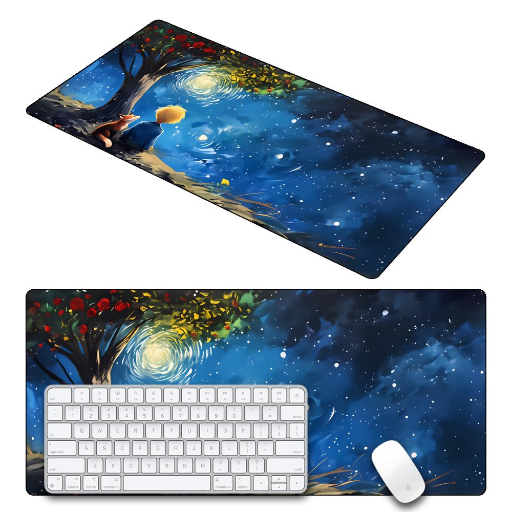 HYBXAXC red, Mouse starry Pad  - огляд і ціна Desk Setup Red